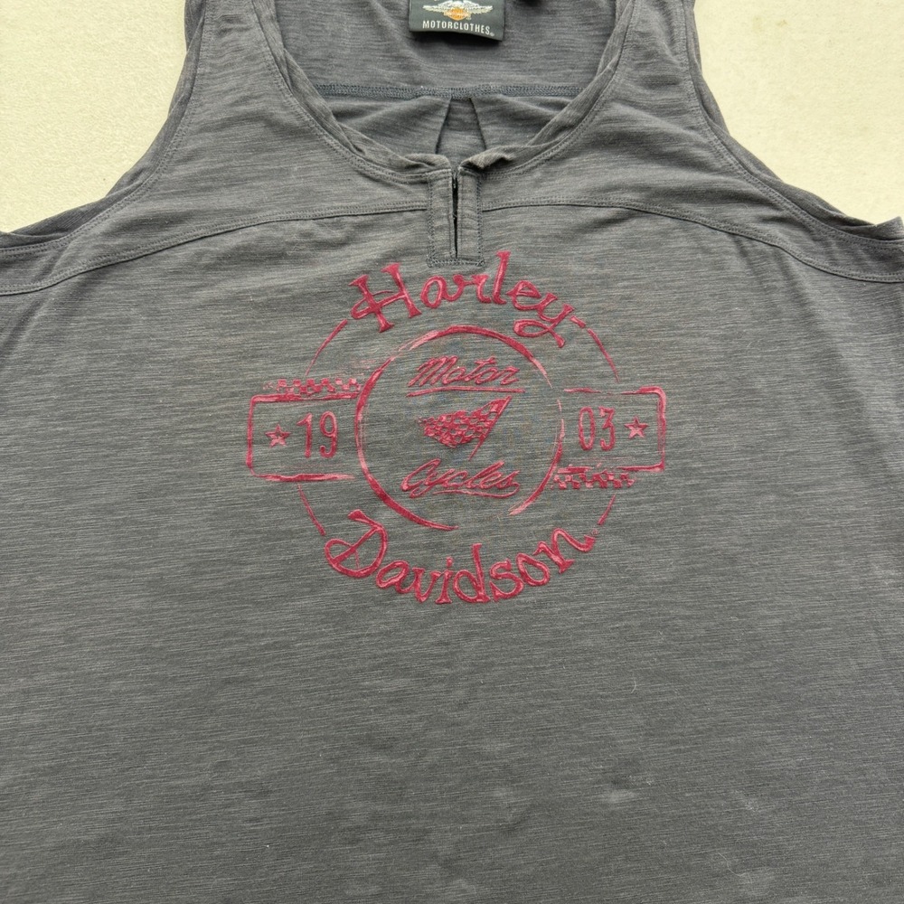 Harley Davidson Motorclothes Women's L‎ Large Graphic Tank Top Sleeveless Shirt